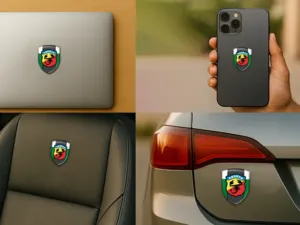 Fiat Abarth Logo Stickers Business Limited High Quality Pro